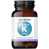 Viridian Vitamin K 50ug Veg Caps # 298