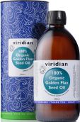 Viridian 100% Organic Golden Flaxseed Oil # 506