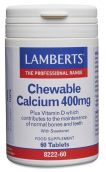 Lamberts Chewable Calcium 400mg (60 Tablets) # 8222