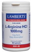 Lamberts L-Arginine 1000mg (90 Tablets) # 8301