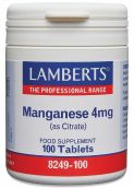 Lamberts Manganese 4mg (100 Tablets) # 8249